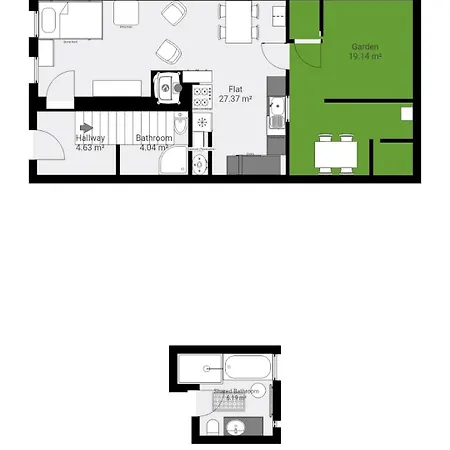 Homestay Cozy Center Chambers With Kitchen And Garden